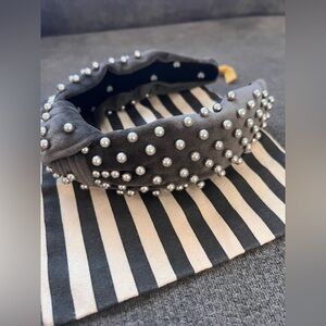 Lele Sadoughi pearl headband